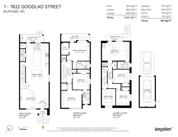 1 7822 Goodlad Street, Burnaby, BC, Burnaby — Half Duplex for sale