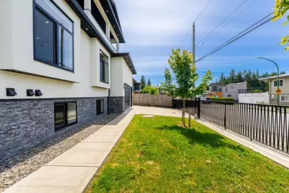 Aerial View of 7419 1st Street, Burnaby, BC
