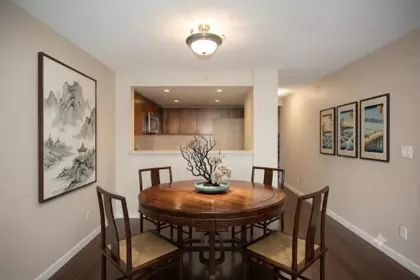 Kitchen Island Photo of 708 8120 Lansdowne Road, Richmond, BC