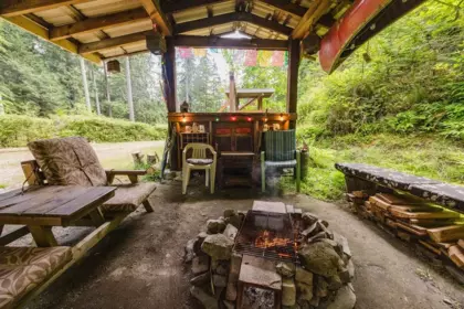 Backyard Photo of 6084 North Lake Road, Egmont, BC