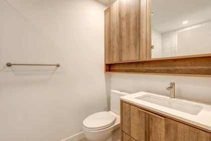Basement Recreation Room Photo of 206 3594 Malsum Drive, North Vancouver, BC