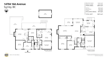 14704 16a Avenue, Surrey, BC, Surrey — Single Family Residence for sale
