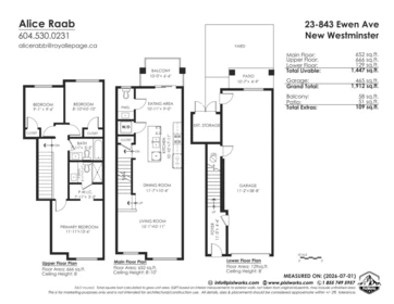 Garage Interior Photo of 23 843 Ewen Avenue, New Westminster, BC