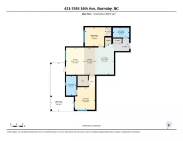 Aerial View of 421 7588 16th Street, Burnaby, BC