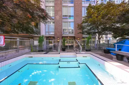 Aerial View of 1107 565 Smithe Street, Vancouver, BC
