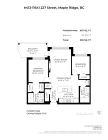 Swimming Pool Photo of 413 11641 227 Street, Maple Ridge, BC