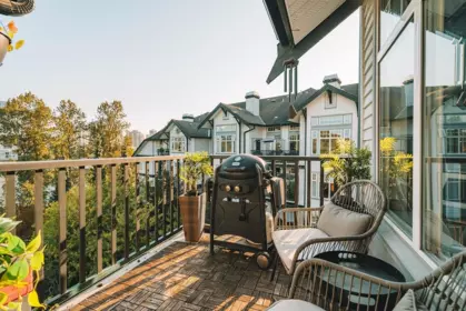Backyard Photo of 408 83 Star Crescent, New Westminster, BC