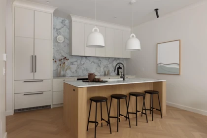 Kitchen Island Photo of 2 3449 W 22nd Avenue, Vancouver, BC