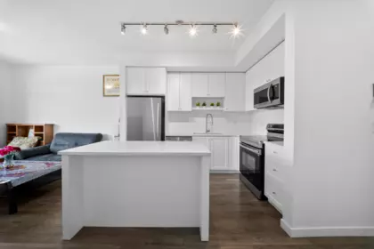 Kitchen Island Photo of 608 13623 81a Avenue, Surrey, BC