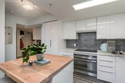 Kitchen Island Photo of 2508 788 Hamilton Street, Vancouver, BC