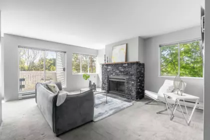 Family Room Photo of 306 7431 Blundell Road, Richmond, BC