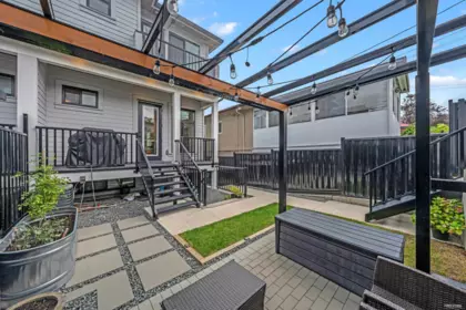 Aerial View of 3180 Graveley Street, Vancouver, BC