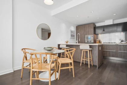Dining Area Photo of 606 1661 Ontario Street, Vancouver, BC