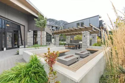 Aerial View of 402 1500 Scott Crescent, Squamish, BC