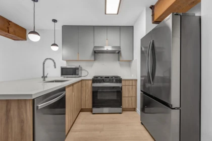 Kitchen Island Photo of 402 1178 Hamilton Street, Vancouver, BC