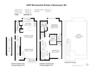 Loft / Bonus Room Photo of 2337 Brunswick Street, Vancouver, BC