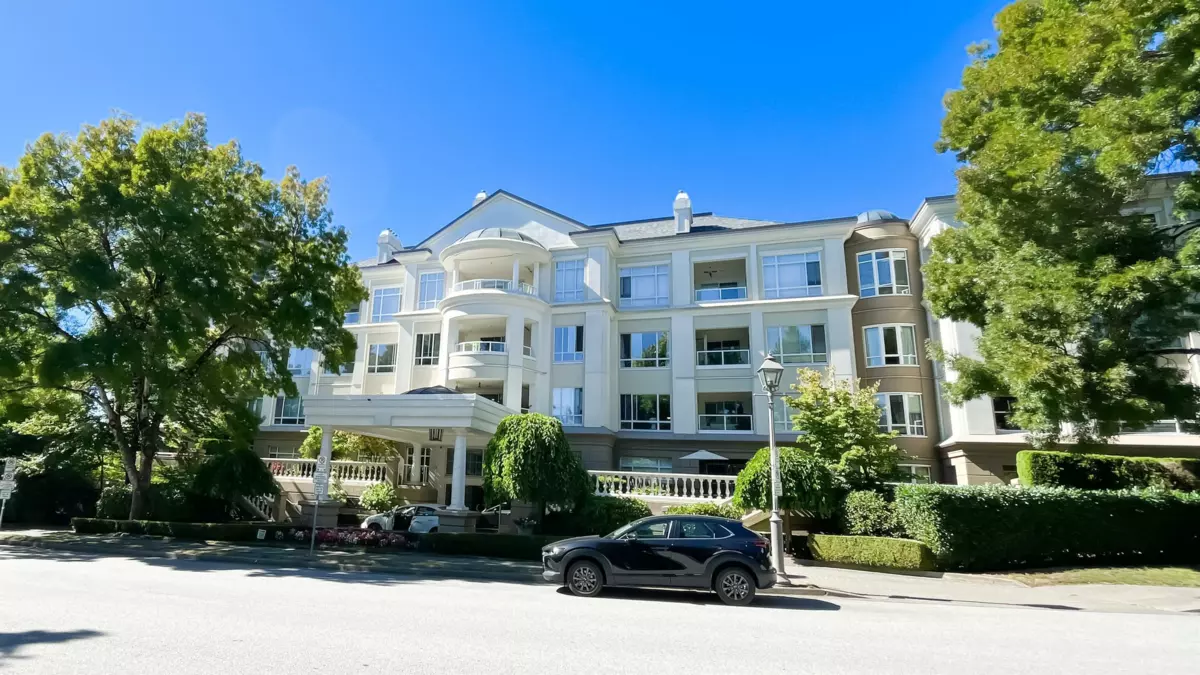 Exterior Rear Photo of 308 5735 Hampton Place, Vancouver, BC