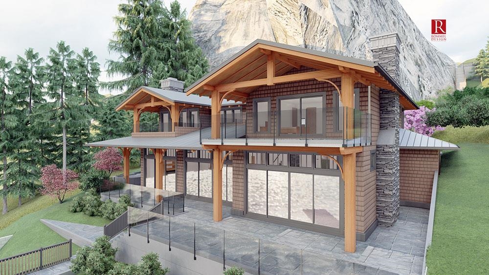 Aerial View of LOT 3 Sunshine Falls Lane, North Vancouver, BC