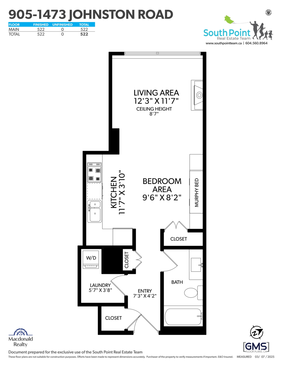 Outdoor Deck Photo of 905 1473 Johnston Road, White Rock, BC