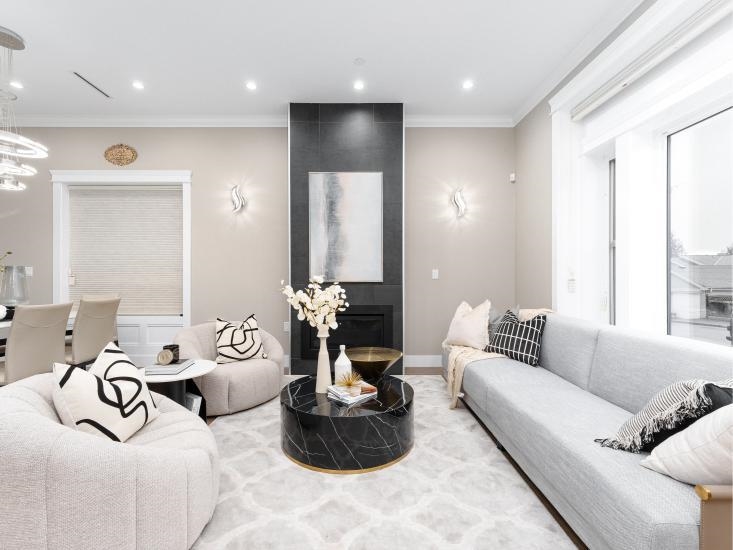 Living Room Photo of 8068 Haig Street, Vancouver, BC