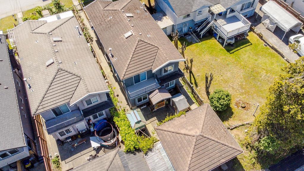 Aerial View of 6033 Woodsworth Street, Burnaby, BC