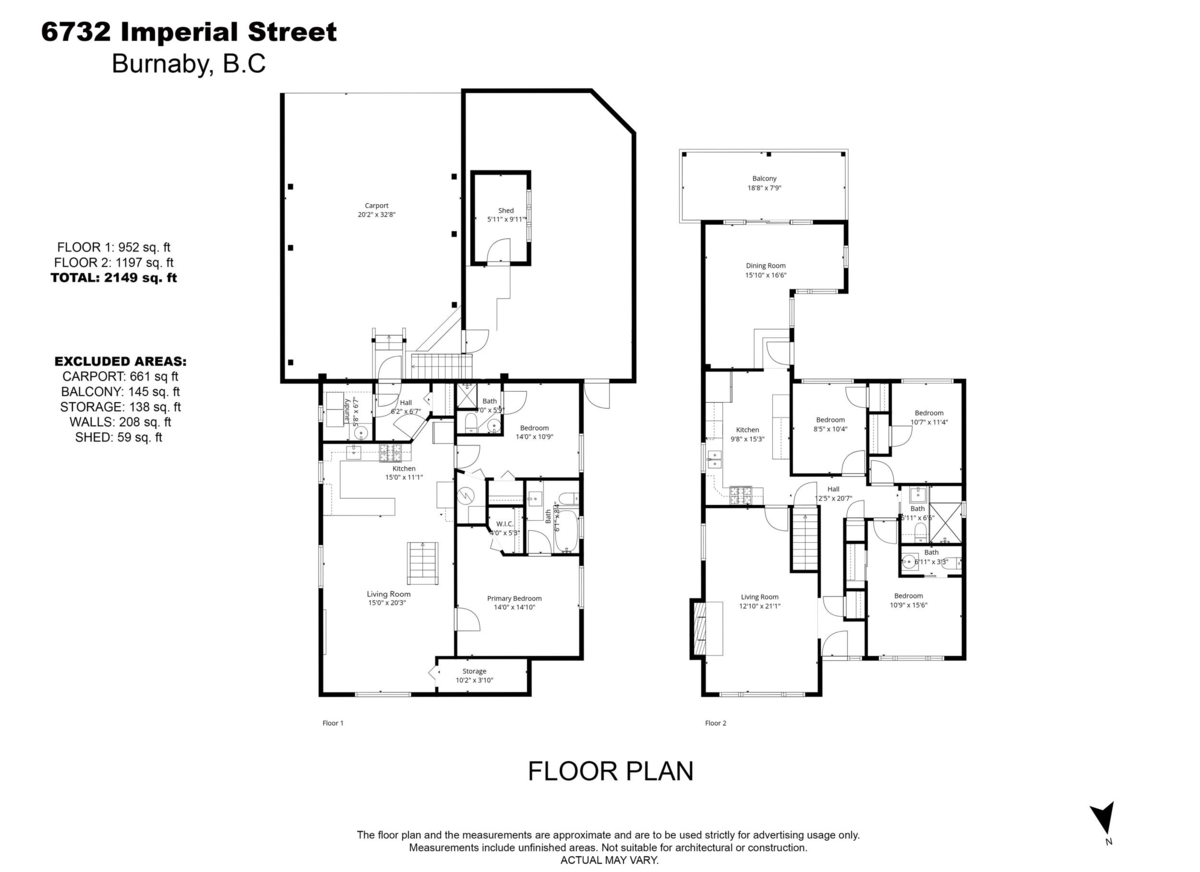 Backyard Photo of 6732 Imperial Street, Burnaby, BC