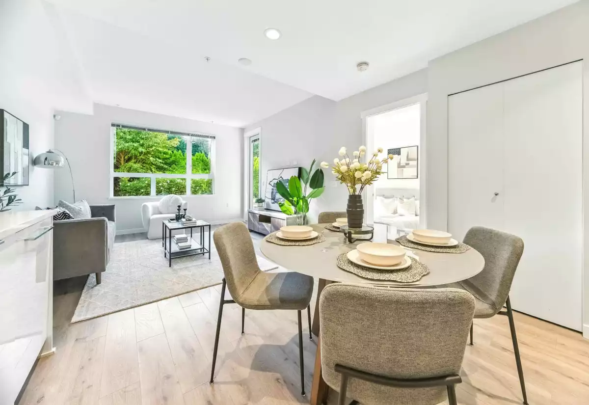 Kitchen Island Photo of 109 9233 Odlin Road, Richmond, BC