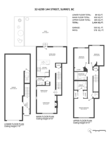 Entry Foyer Photo of 32 6299 144 Street, Surrey, BC