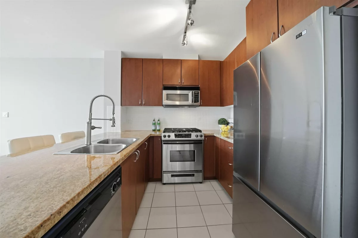 Exterior Rear Photo of 1107 9266 University Crescent, Burnaby, BC