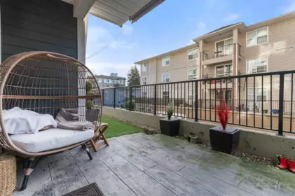 Outdoor Patio Photo of 104 45630 Spadina Avenue, Chilliwack, BC