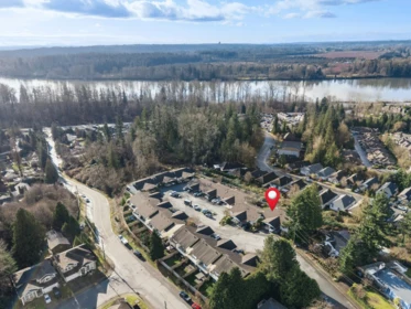 Aerial View of 2 11464 Fisher Street, Maple Ridge, BC