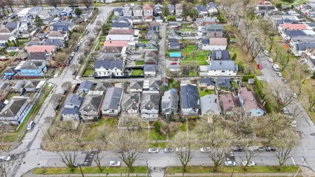 Aerial View of 545 Skeena Street, Vancouver, BC