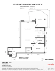 Office / Den Photo of 107 3138 Riverwalk Avenue, Vancouver, BC