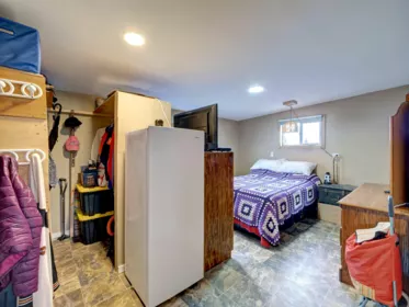 Basement Recreation Room Photo of 28 5575 Mason Road, Sechelt, BC