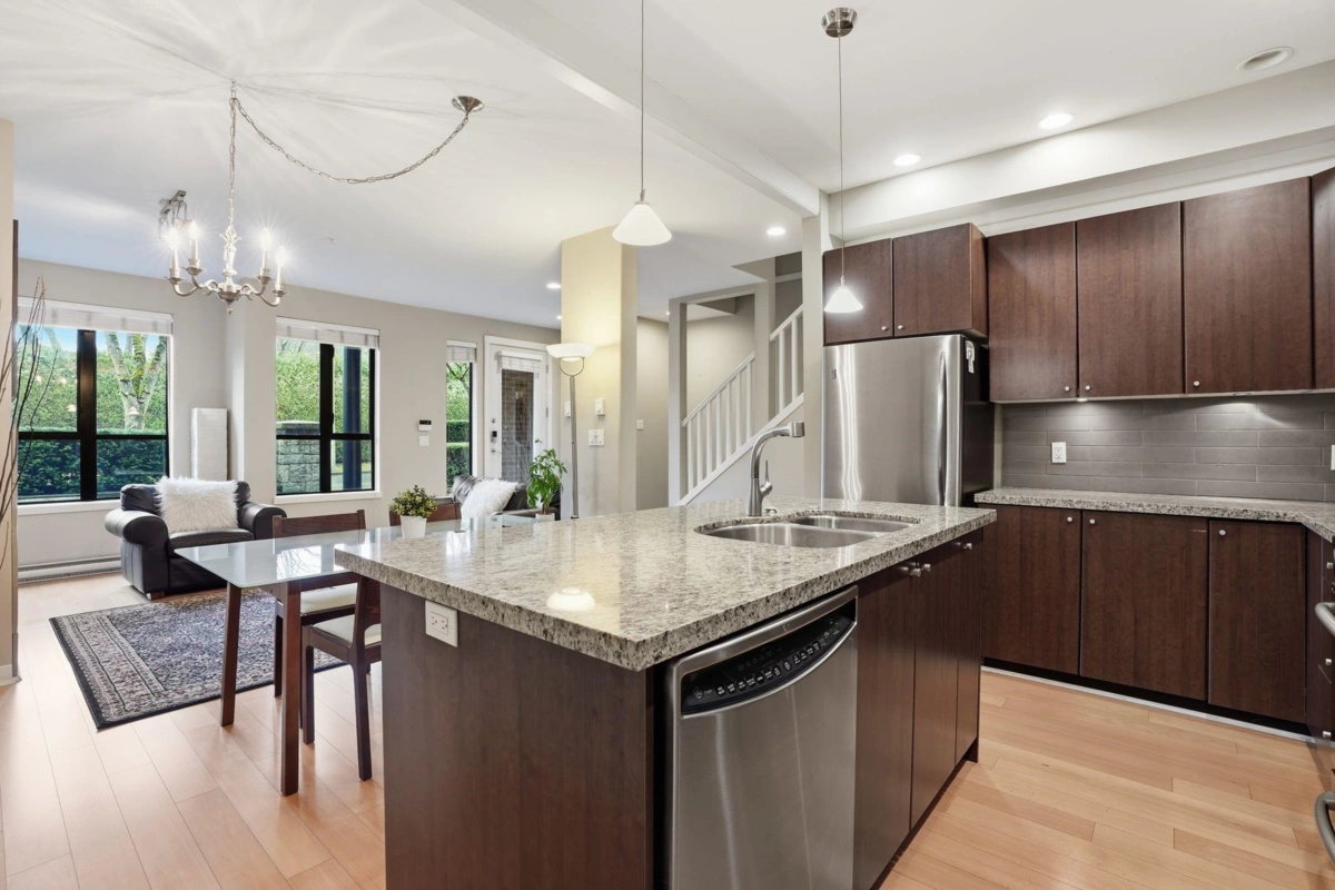 Kitchen Island Photo of 3 1863 Wesbrook Mall, Vancouver, BC