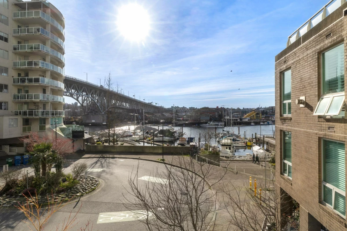 Aerial View of 303 1501 Howe Street, Vancouver, BC