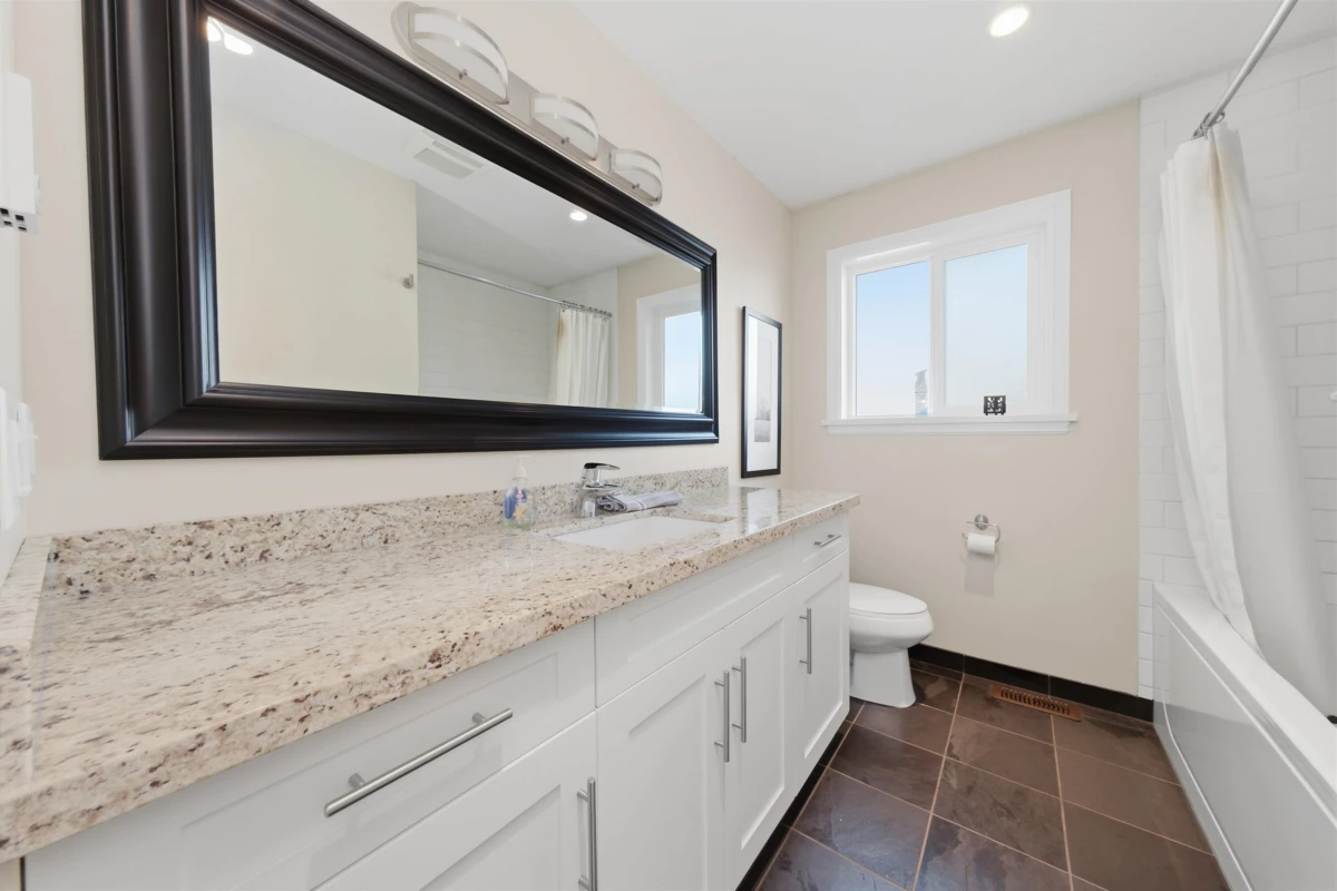 Powder Room Photo of 1911 Deep Cove Road, North Vancouver, BC