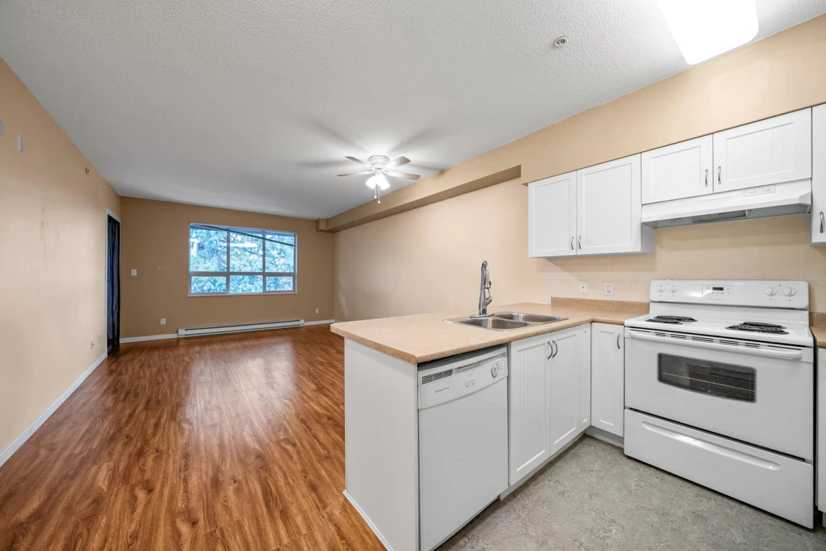 Living Room Photo of 405 16068 83 Avenue Avenue, Surrey, BC