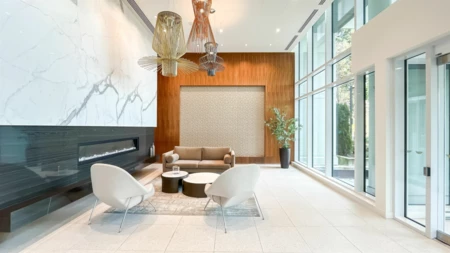 Entry Foyer Photo of 703 595 Austin Avenue, Coquitlam, BC
