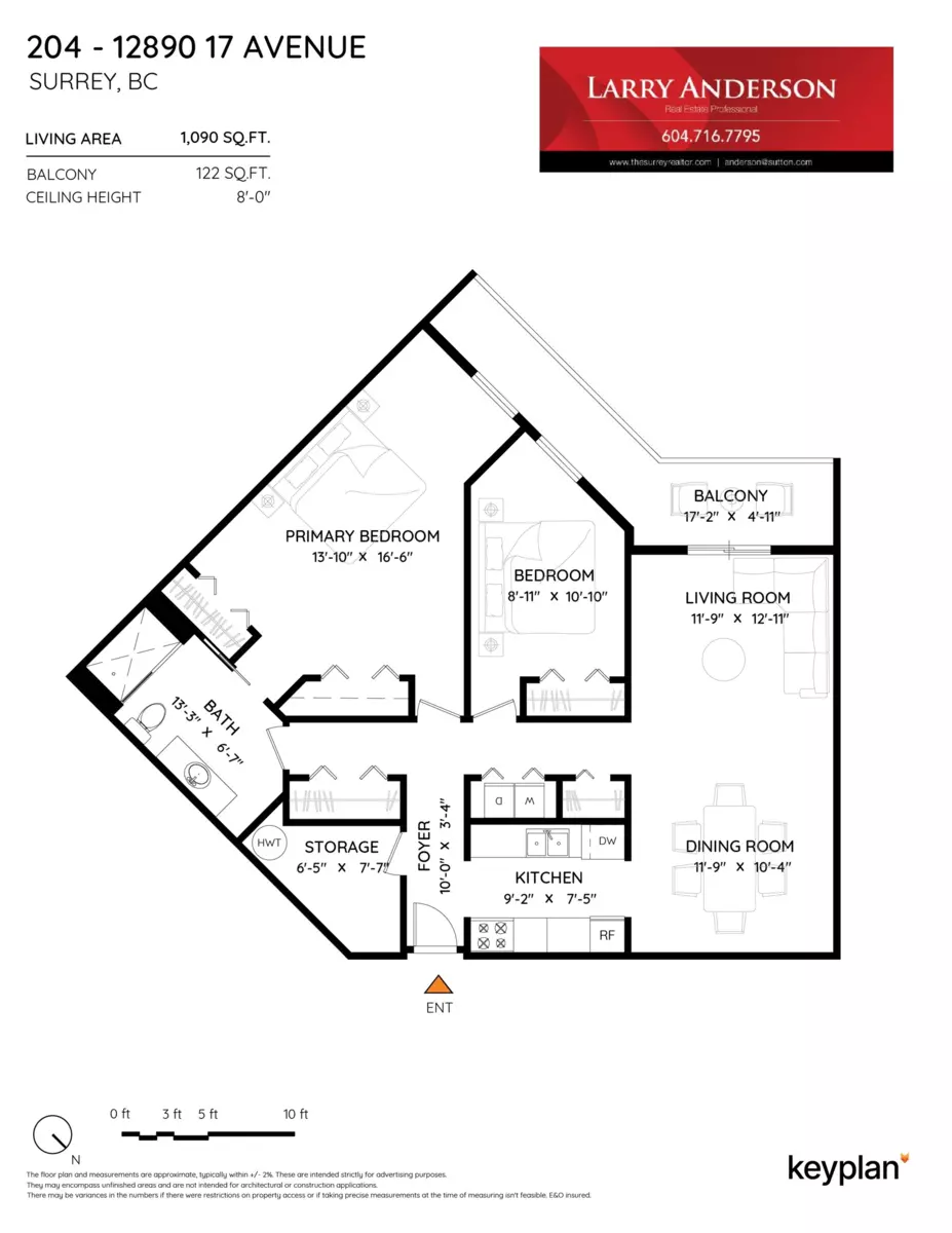 Exterior Rear Photo of 204 12890 17 Avenue, Surrey, BC