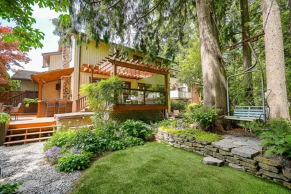 Backyard Photo of 2857 Violet Street, North Vancouver, BC