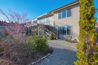 Aerial View of 6263 Apollo Road, Sechelt, BC