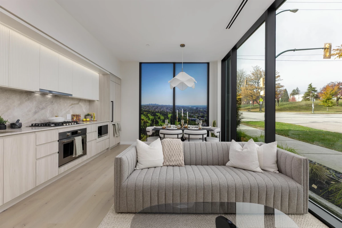 Living Room Photo of 1108 688 W 57th Avenue, Vancouver, BC
