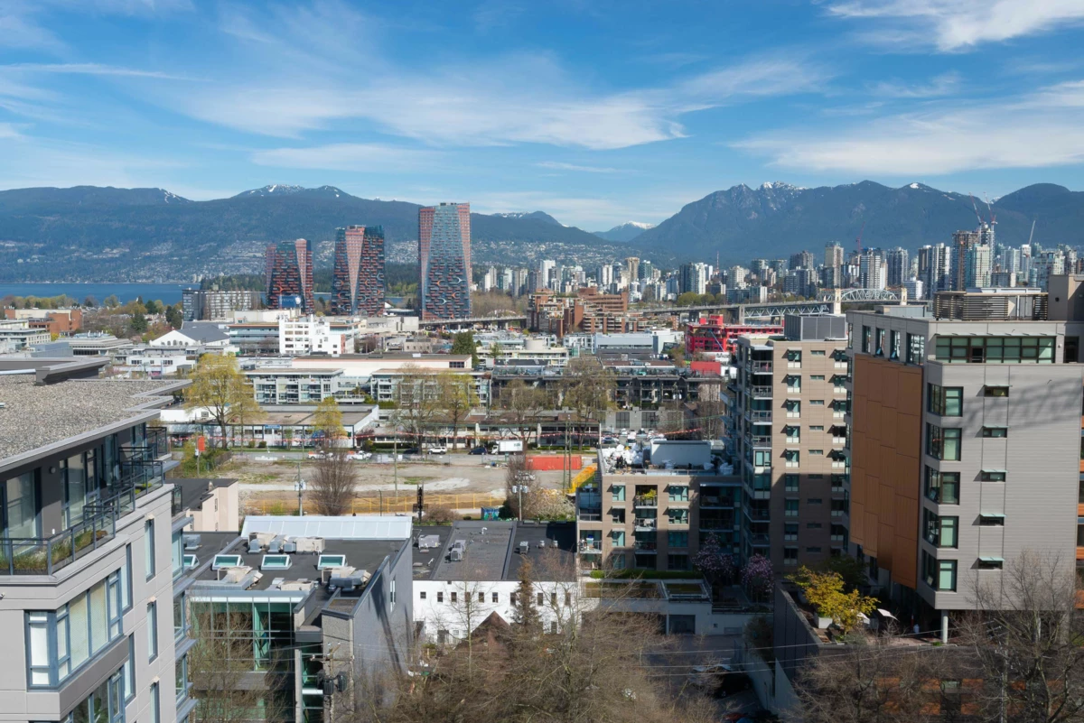 Exterior Rear Photo of 1101 1633 W 8th Avenue, Vancouver, BC