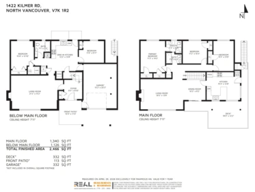 1422 Kilmer Road, North Vancouver, BC, North Vancouver — Single Family Residence for sale