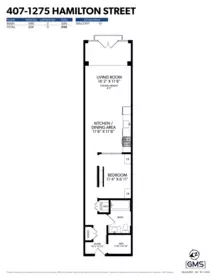 Garage Interior Photo of 407 1275 Hamilton Street, Vancouver, BC