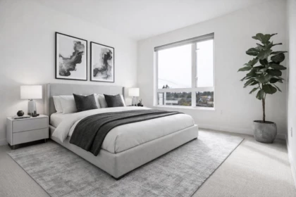 Bedroom 3 Photo of 608 6677 Cambie Street, Vancouver, BC