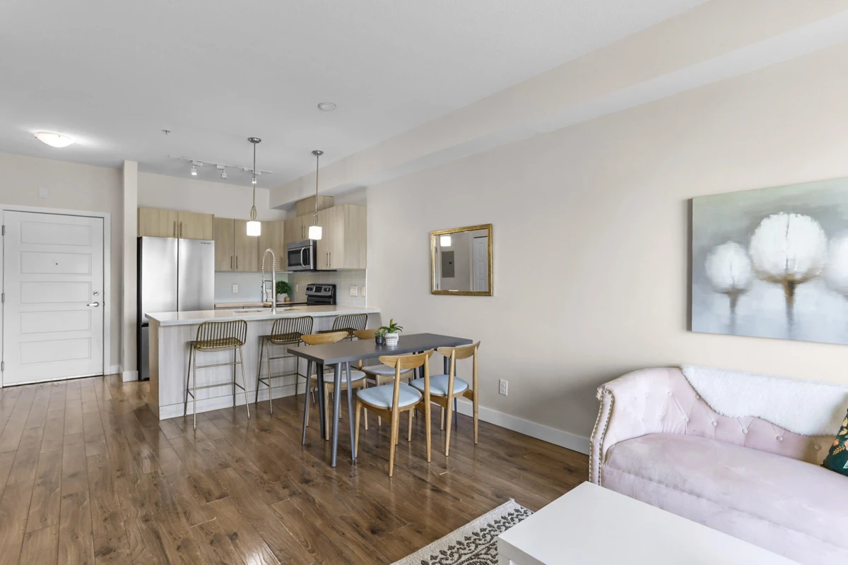 Living Room Photo of 312 12070 227 Street, Maple Ridge, BC