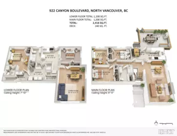 Backyard Photo of 922 Canyon Boulevard, North Vancouver, BC