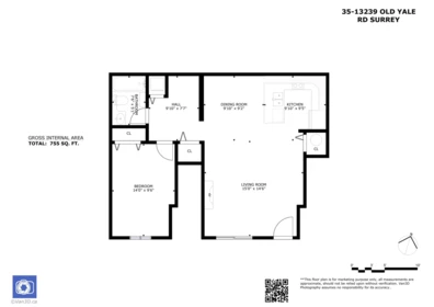 Basement Recreation Room Photo of 35 13239 Old Yale Road, Surrey, BC